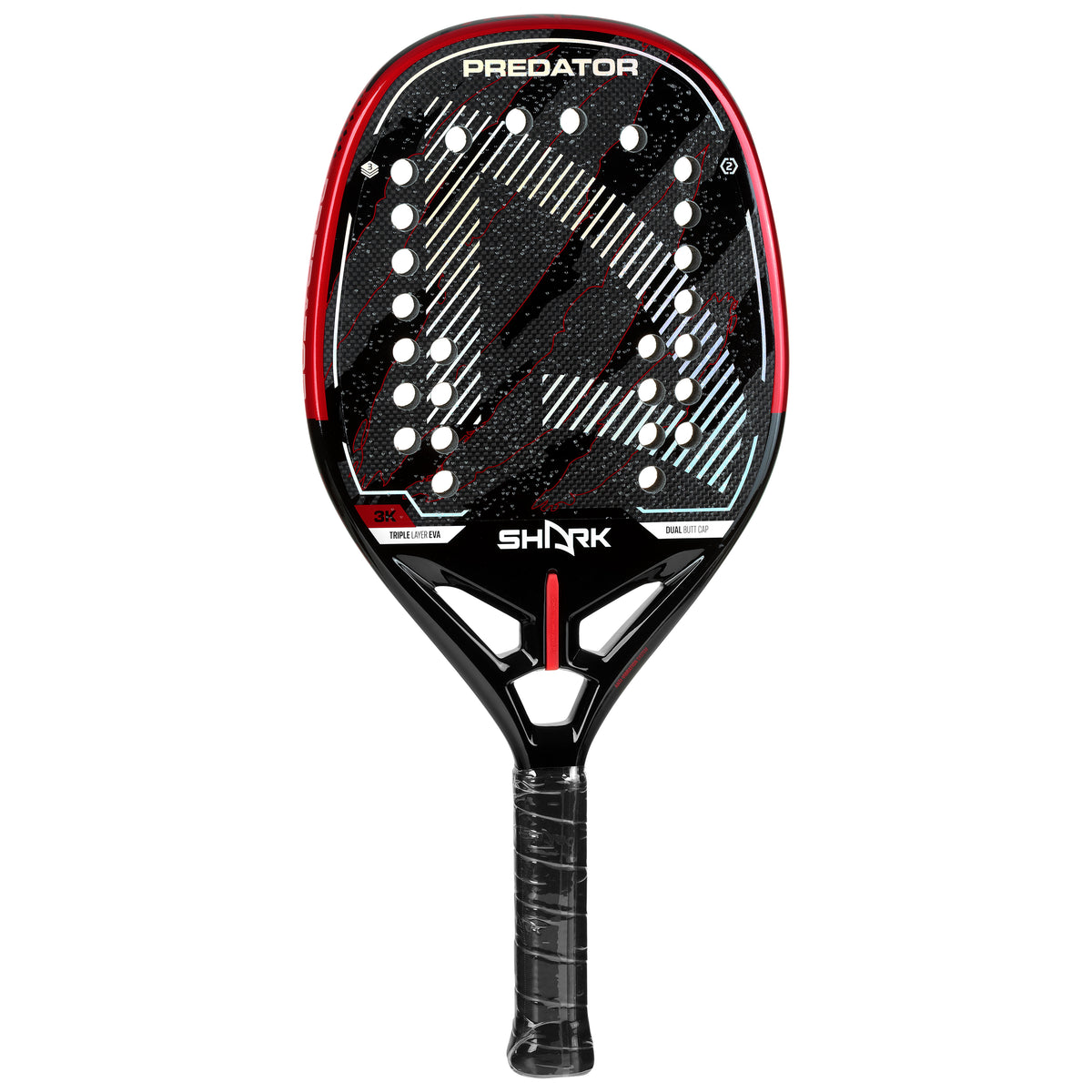 Shark Predator beach tennis racquet 22 mm